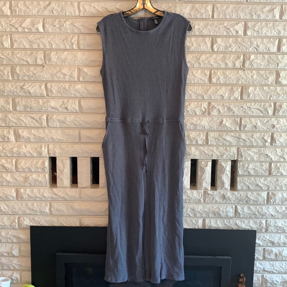 Eileen Fisher ribbed jumpsuit.